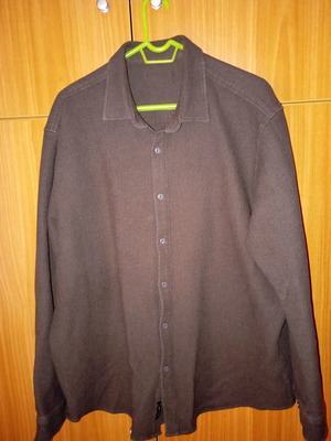 Pull & Bear brown shirt XL like new, ideal for winter