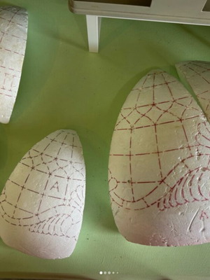 Stained Glass Supplies used, patterns and parts for lighting