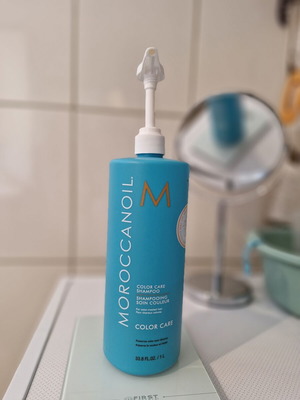 Moroccanoil Color Care Shampoo used, 1L professional size