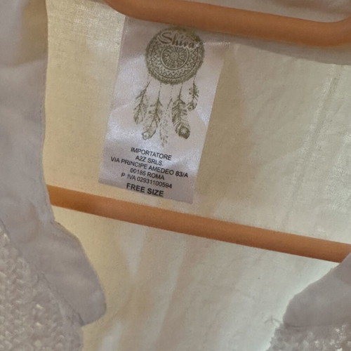 Italian white outerwear free size like new