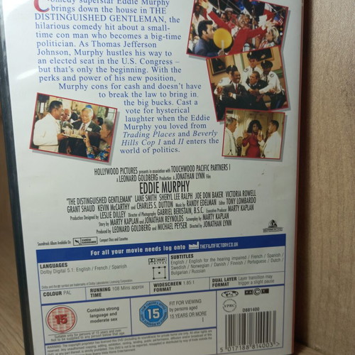 The Distinguished Gentleman DVD like new with English subtitles