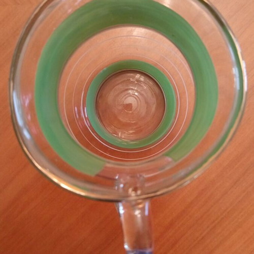 Borske Sklo Bohemia Serving Set, vintage 1960s emerald green