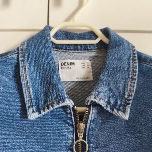 Denim dress Bershka like new, XS, blue