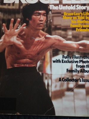Bruce Lee The Untold Story magazine used, Unique Publications 1980