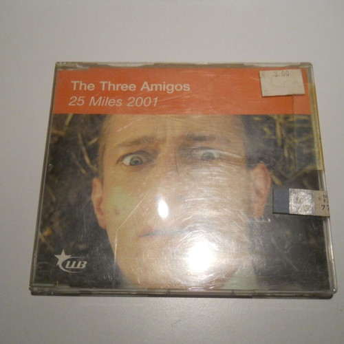The Three Amigos 25 Miles 2001 CD Maxi-Single new, electronic