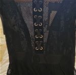Πανέμορφο C. Manolo Fashion Ολοκαίνουργιο Μαύρο Δεντελενιο Φόρεμα
