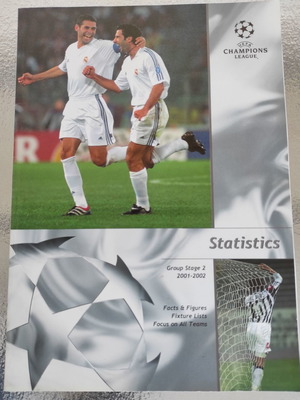 Champions League στατιστικά 2001-2002 σαν καινούργιο