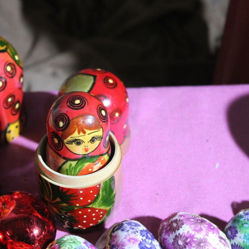 Decorative Easter eggs and toys used, pack N24