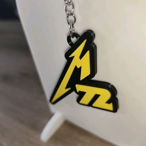 Metallica M72 World Tour keychain new, handmade 3D printed
