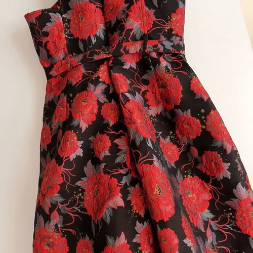 Asos embossed palazzo dress with floral pattern, new, size M