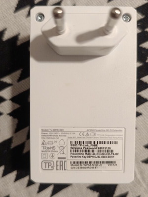Tp-Link AV600 Powerline Wi-Fi Extender ver5.0 μεταχειρισμένο TL-WPA4220
