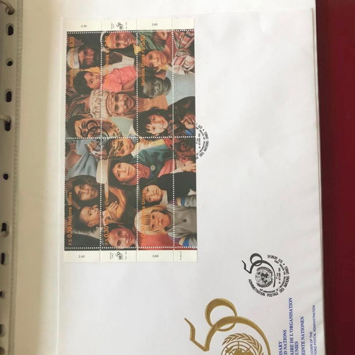 UN Album new with 76 FDC 1985-1996