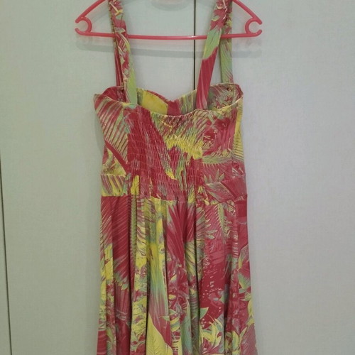 Articolo summer dress like new, pink and yellow, size S