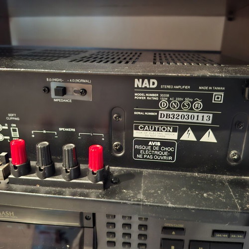 NAD 3020B integrated amplifier used, vintage audio legend