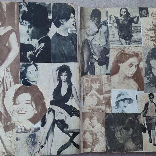 Album with actor photo clippings No2, 50 pages, 17x25cm