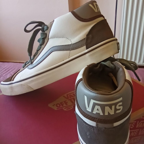 Vans Mid Skool sneakers size 43 like new, coffee-beige