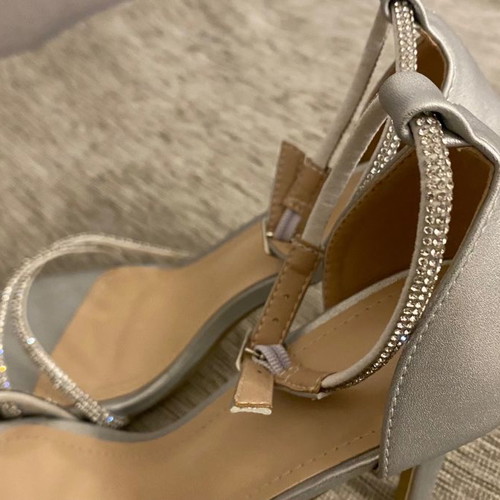 Sandals new, size 40, gray