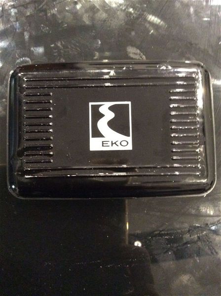  portofoli karton me RFID mavro sillektiko me logotipo eko