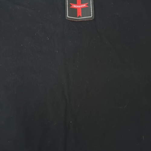 Men's T-shirt black size M used by Crossover