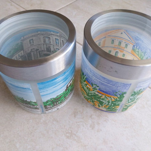 Storage jars used Antonopoulou-Kehagioglou for Loumidis, set of 3
