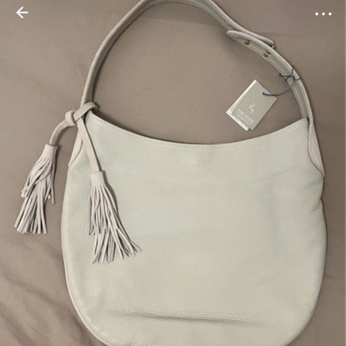 Park House Lisa Tainer shoulder bag, 100% genuine leather, off-white