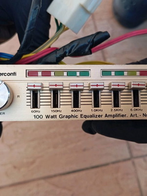 Interconti Graphic Equalizer Amplifier used 100W DC 12V