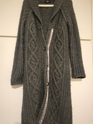 Rocco Barocco knitted gray cardigan used size S with wide fit