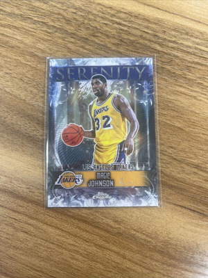 Magic Johnson Serenity Topps Chrome card like new