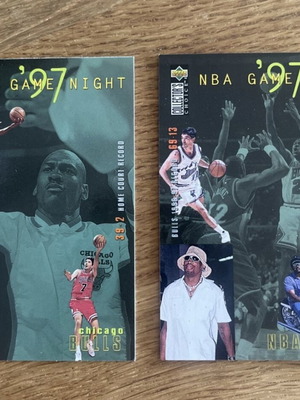 Collectors Choice Game Night Michael Jordan cards used 1997-98