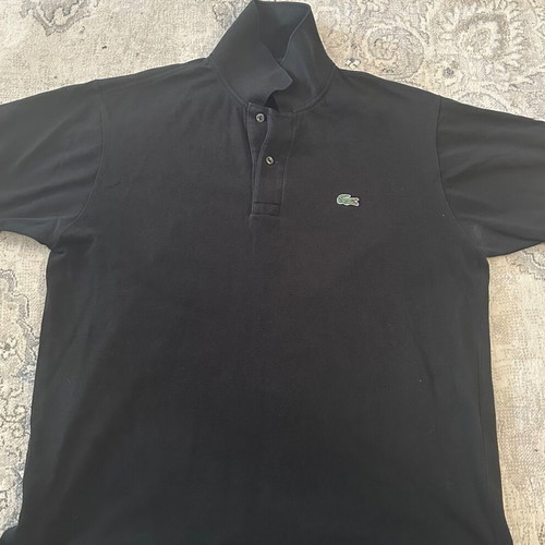 Lacoste men's shirt used, size L, black
