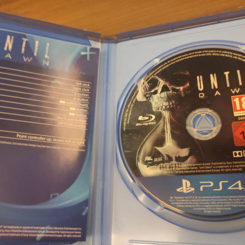 Until Dawn PlayStation Hits PS4 game used