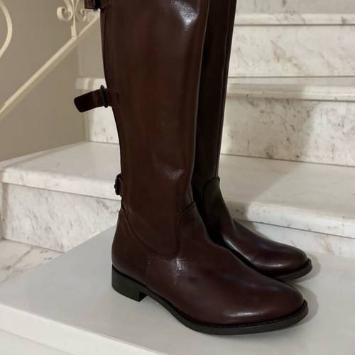 Aldo leather boots brown size 38 like new unworn