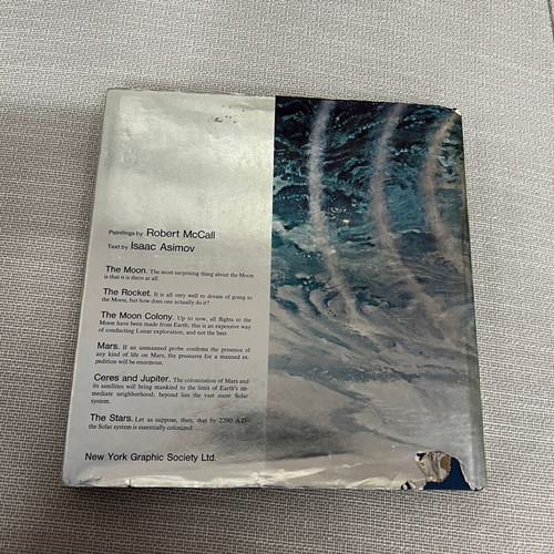 Our World In Space used book by Robert McCall and Isaac Asimov