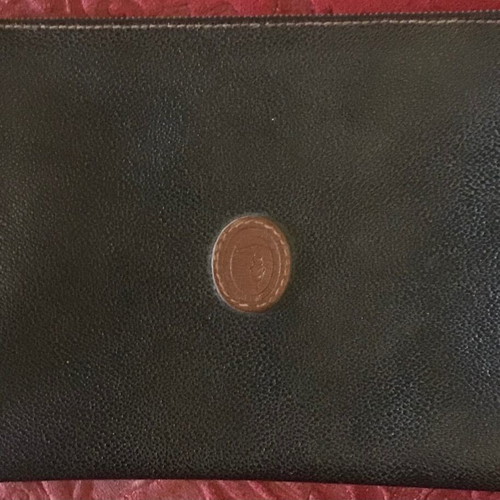 Trussardi neseser black used 15cm x 20cm