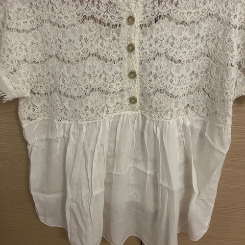 BSB lace blouse used, size M, beige