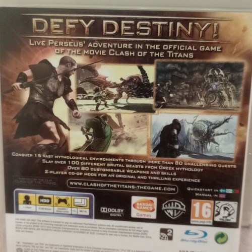 PS3 Game Clash of the Titans used in excellent condition