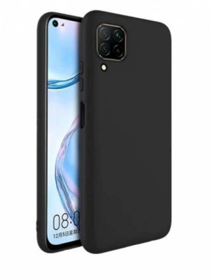 Huawei P40 Lite Θήκη Σιλικόνης Μαύρη