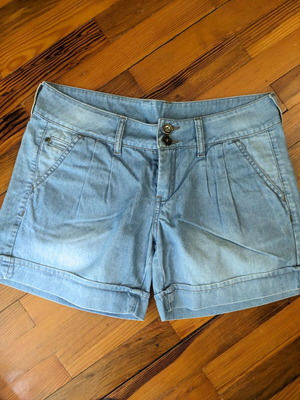 Mango denim shorts like new, size S 36 8, blue