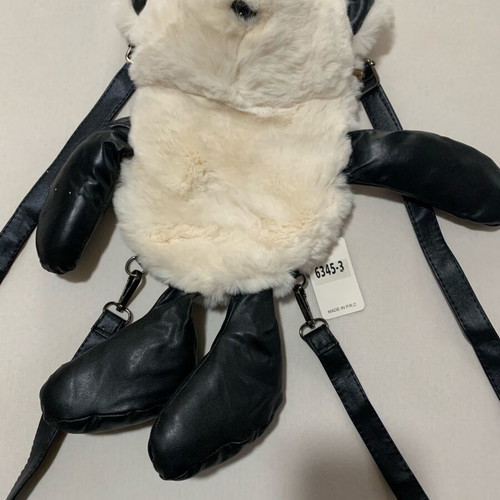 Mouse backpack bag new, black and white