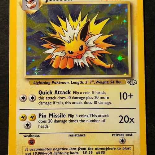 Jolteon Jungle Pokémon card