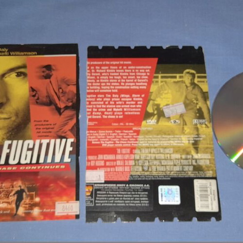 The Fugitive DVD used, adventure with subtitles