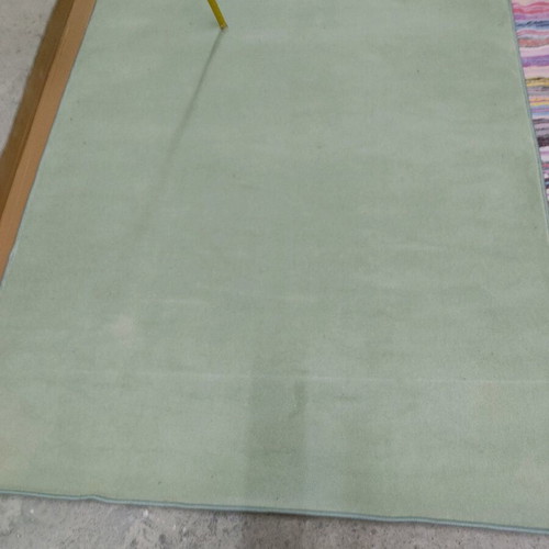 Rug with low pile, perfect for summer, turquoise color