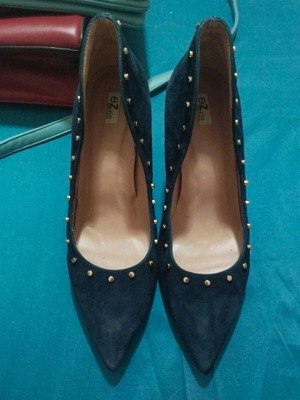 Blue pumps size 39 used, barely worn