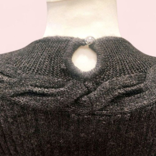 Paul Costelloe knitted winter dress like new, grey, size M-38