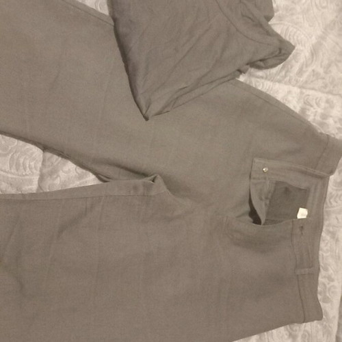 Regalinas women's set gray like new, high-waist pants and blouse