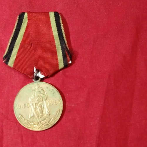 Soviet Medal used, 20 Years Since WWII Victory CCCP