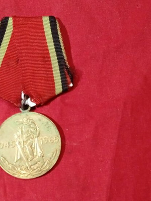 Soviet Medal used, 20 Years Since WWII Victory CCCP