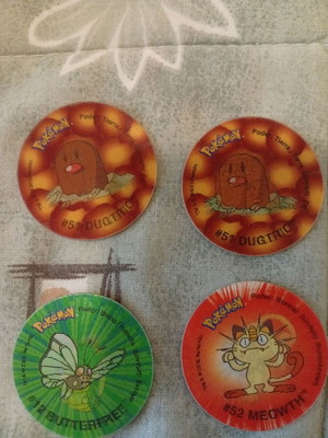 3D τάπες Pokémon μεταχειρισμένες, tazos