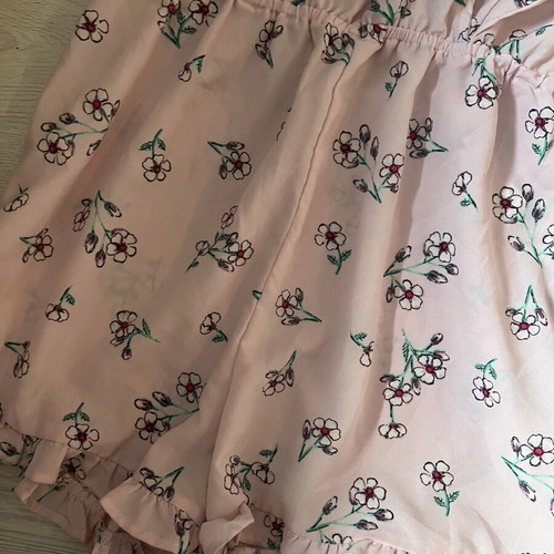 Women's jumpsuit like new, pink floral, size S/M