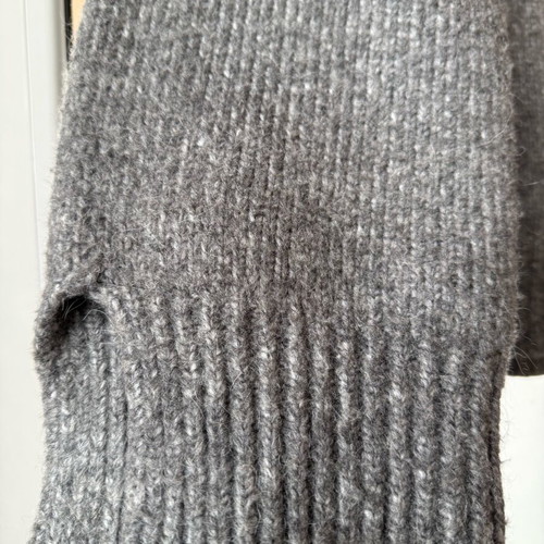 Zara jacquard knitted sweater like new with alpaca